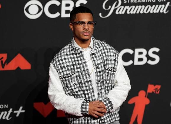 Ace Greene arrives on the red carpet at the 2025 MTV Video Music Awards VMA s at the UBS Arena in Elmont, New York on Sunday, September 07, 2025.  MTV20250907128 AngelinaxKatsanis