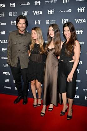 Toronto Black Rabbit Screening Jason Bateman, Francesca Nora Bateman, Maple Sylvie Bateman, Amanda Anka attending the screening of the movie Black Rabbit ahead of Toronto International Film Festival (TIFF) in Toronto, Canada on September 7, 2025. Photo by Julien Reynaud APS-Medias ABACAPRESS.COM Toronto Canada  Copyright: xReynaudxJulien APS-Medias ABACAx