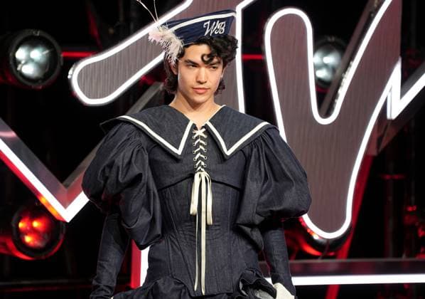 Conan Gray arrives on the red carpet at the 2025 MTV Video Music Awards VMA s at the UBS Arena in Elmont, New York on Sunday, September 07, 2025.  MTV20250907157 AngelinaxKatsanis