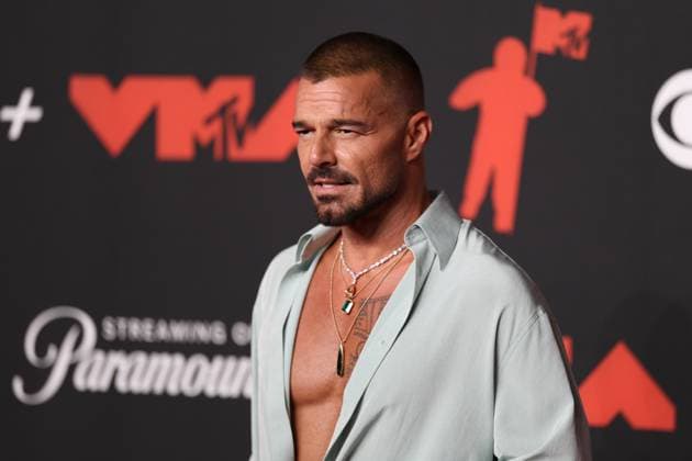 Puerto Rican singer Ricky Martin poses on the red carpet at the MTV Video Music Awards (VMAs) in New York, United States. 07 September 2025. Ricky Martin will receive the first Latin Icon Award at MTV s music video awards show (VMA). Ricky Martin will receive the first Latin Icon Award !ACHTUNG: NUR REDAKTIONELLE NUTZUNG!  Copyright: xOctavioxGuzmánx AME7200 20250907-55017856661_1