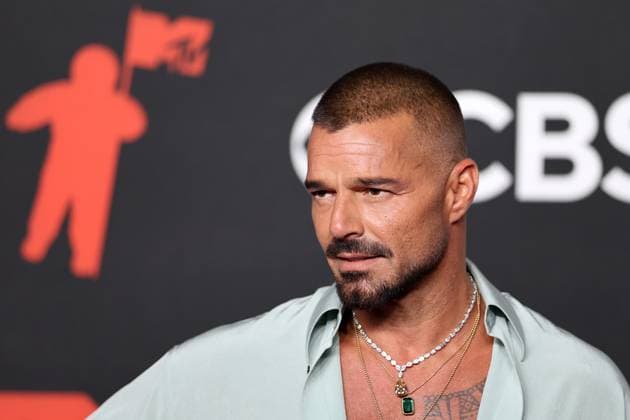 Puerto Rican singer Ricky Martin poses on the red carpet at the MTV Video Music Awards (VMAs) in New York, United States. 07 September 2025. Ricky Martin will receive the first Latin Icon Award at MTV s music video awards show (VMA). Ricky Martin will receive the first Latin Icon Award !ACHTUNG: NUR REDAKTIONELLE NUTZUNG!  Copyright: xOctavioxGuzmánx AME7202 20250907-55017856669_1