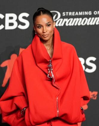 Ciara arrives on the red carpet at the 2025 MTV Video Music Awards VMA s at the UBS Arena in Elmont, New York on Sunday, September 07, 2025.  MTV20250907167 AngelinaxKatsanis