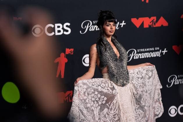 Rebecca Black arrives on the red carpet at the 2025 MTV Video Music Awards VMA s at the UBS Arena in Elmont, New York on Sunday, September 07, 2025.  MTV20250907932 AngelinaxKatsanis