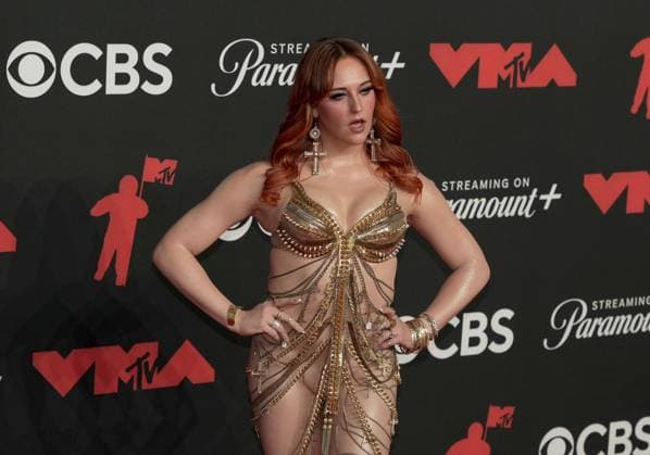 Laganja Estranja arrives on the red carpet at the 2025 MTV Video Music Awards VMA s at the UBS Arena in Elmont, New York on Sunday, September 07, 2025.  MTV20250907284 AngelinaxKatsanis