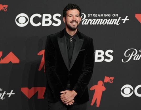 Ben Johnson arrives on the red carpet at the 2025 MTV Video Music Awards VMA s at the UBS Arena in Elmont, New York on Sunday, September 07, 2025.  MTV20250907286 AngelinaxKatsanis