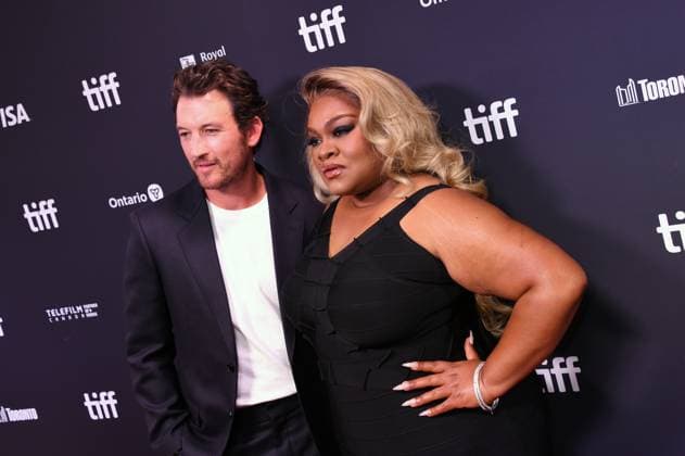 TORONTO, CA - SEPTEMBER 7: Miles Teller and Da Vine Joy Randolph at the 50th Toronto International Film Festival world premiere of Eternity on September 7, 2025 at Roy Thomson Hall in Toronto, Canada. Copyright: xMediaPunchx