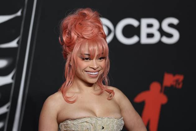 American rapper Ice Spice poses on the red carpet at the MTV Video Music Awards (VMAs) in New York, United States, 07 September 2025. MTV Video Music Awards Red Carpet !ACHTUNG: NUR REDAKTIONELLE NUTZUNG!  Copyright: xOctavioxGuzmánx AME7310 20250908-55017857190_1