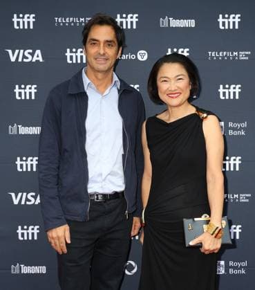 50eme Festival du Film de Toronto September 7, 2025 50th Toronto International Film Festival Red carpet of the film Couture Charles Gillibert and Zhang Xin 448426 2025 09 07 Toronto Canada  Copyright: xIsabellexVautierx xStarfacex STAR_448426_183