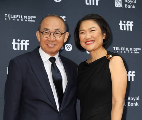 50eme Festival du Film de Toronto September 7, 2025 50th Toronto International Film Festival Red carpet of the film Couture Pan Shiyi and Zhang Xin 448426 2025 09 07 Toronto Canada  Copyright: xIsabellexVautierx xStarfacex STAR_448426_185