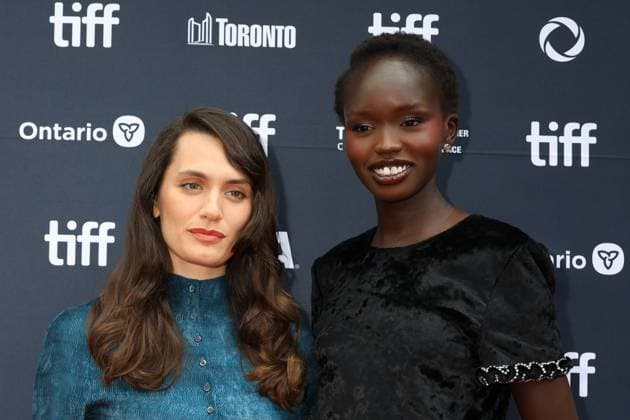 50eme Festival du Film de Toronto September 7, 2025 50th Toronto International Film Festival Red carpet of the film Couture Aniyier Anei and Ella Rumpf 448426 2025 09 07 Toronto Canada  Copyright: xIsabellexVautierx xStarfacex STAR_448426_189