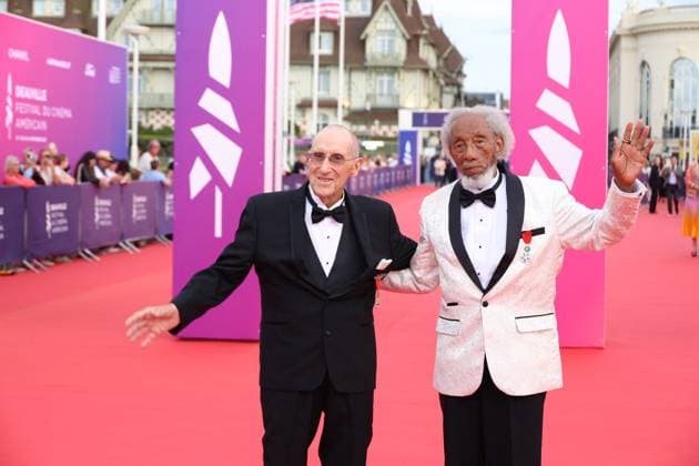 Les Vétérans Wally King et Arlester Brown Tapis rouge pour la projection du film Le son des souvenirs lors du 51éme Festival du Cinema Américain de Deauville le 7 Septembre 2025 Denis Guignebourg Bestimage Red carpet for the screening of the film The Sound of Memories during the 51st Deauville American Film Festival on September 7, 2025 Deauville France  Copyright: xDenisxGuignebourgx xBestimagexDenisxGuignebourgx xBestimagex