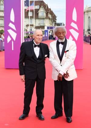 Les Vétérans Wally King et Arlester Brown Tapis rouge pour la projection du film Le son des souvenirs lors du 51éme Festival du Cinema Américain de Deauville le 7 Septembre 2025 Denis Guignebourg Bestimage Red carpet for the screening of the film The Sound of Memories during the 51st Deauville American Film Festival on September 7, 2025 Deauville France  Copyright: xDenisxGuignebourgx xBestimagexDenisxGuignebourgx xBestimagex