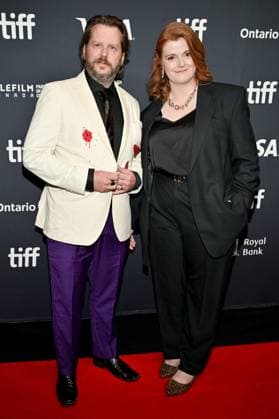 Toronto Normal Screening Aaron Merke and Lauren Cochrane attending the screening of the movie Normal ahead of Toronto International Film Festival (TIFF) in Toronto, Canada on September 7, 2025. Photo by Julien Reynaud APS-Medias ABACAPRESS.COM Toronto Canada  Copyright: xReynaudxJulien APS-Medias ABACAx