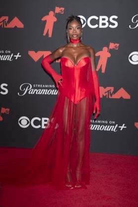 Olandria Carthen at the MTV Video Music Awards 2025 at the UBS Arena New York, 07 09 2025 Foto:xB.xHinex xFuturexImagex mtv_5865