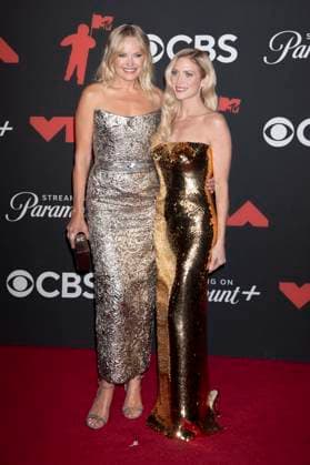 Malin Akerman and Brittany Snow at the MTV Video Music Awards 2025 at the UBS Arena New York, 07 09 2025 Foto:xB.xHinex xFuturexImagex mtv_5892