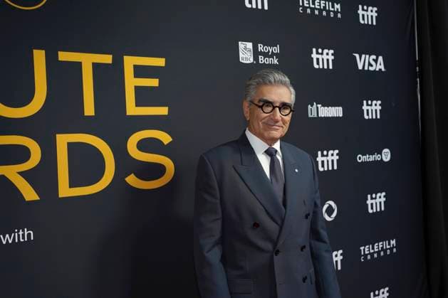 September 7, 2025, Toronto, Ontario, Canada: Eugene Levy attends the red carpet for the Tribute Awards during the 2025 Toronto International Film Festival at Roy Thomson Hall. on September 7, 2025 in Toronto, Canada. Toronto Canada - ZUMAe321 20250907_zea_e321_442 Copyright: xLeonardoxRamirezx