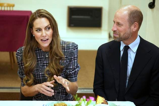 . 08 09 2025. Sunningdale, United Kingdom. Prince William and Kate Middleton, the Prince an Princess of Wales, during a visit at the National Federation of Women s Institute (WI) in Sunningdale, United Kingdom, to commemorate the three-year anniversary of the death of Queen Elizabeth II . Picture i-Images Pool  xPoolx xi-Imagesx IIM-26206-0003