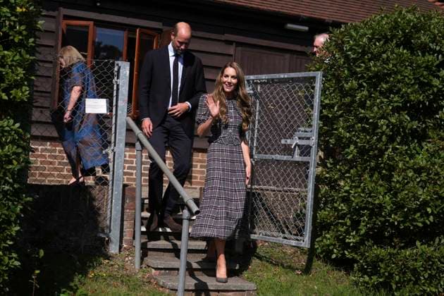 Prince and Princess of Wales commemorate the three-year anniversary of the death of Queen Elizabeth II Britain s Kate and Prince William leave after visiting the National Federation of Women s Institute (WI) to commemorate the three-year anniversary of the death of Queen Elizabeth II in Sunningdale, England, Monday, Sept. 8, 2025., Credit:Alastair Grant Avalon GBR, Sunningdale  Copyright: xAlastairxGrantx xAvalonx 1035282891