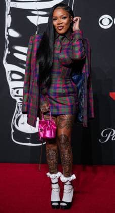 2025 MTV Video Music Awards - Arrivals American rapper GloRilla (Gloria Hallelujah Woods) wearing Helen Anthony arrives at the 2025 MTV Video Music Awards held at UBS Arena on September 7, 2025 in Elmont, Nassau County, New York, United States. Photo by Jorge Estrellado Image Press Agency ABACAPRESS.COM Elmont New York United States  Copyright: xImagexPressxAgency ABACAx