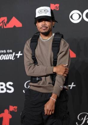 September 7, 2025, Elmont, New York, USA: Chance The Rapper attends the 2025 MTV Video Music Awards, VMAs, at UBS Arena in Elmont, New York, USA, on 07 September 2025. Photo: Elmont USA - ZUMAm179 20250907_zep_m179_129 Copyright: xAlecxMichaelx