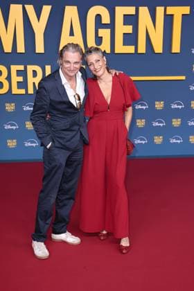 Stefan Juergens and Boriana Rosenmueller at the Call my Agent Berlin series premiere Disney on 8 09 2025 in Berlin Call My Agent Berlin series premiere in Berlin