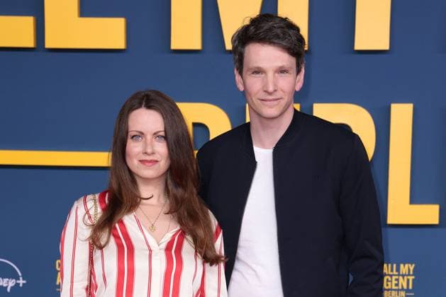 Alice Dwyer and Sabin Tambrea at the Call my Agent Berlin series premiere Disney on 8 09 2025 in Berlin Call My Agent Berlin series premiere in Berlin