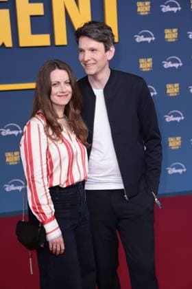 Alice Dwyer and Sabin Tambrea at the Call my Agent Berlin series premiere Disney on 8 09 2025 in Berlin Call My Agent Berlin series premiere in Berlin