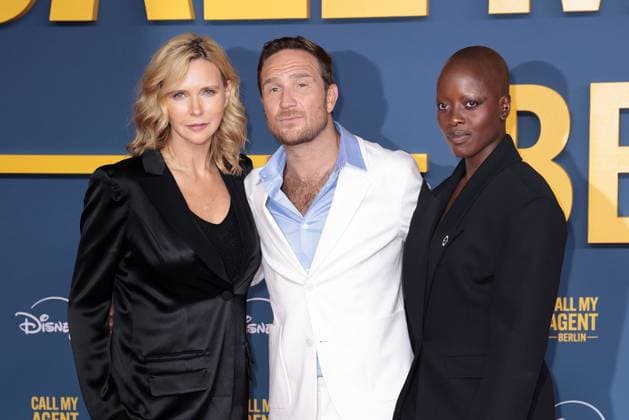 Veronica Ferres, Frederick Lau and Florence Kasumba at the Call my Agent Berlin series premiere Disney on 8 09 2025 in Berlin Call My Agent Berlin series premiere in Berlin