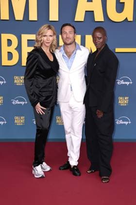 Veronica Ferres, Frederick Lau and Florence Kasumba at the Call my Agent Berlin series premiere Disney on 8 09 2025 in Berlin Call My Agent Berlin series premiere in Berlin