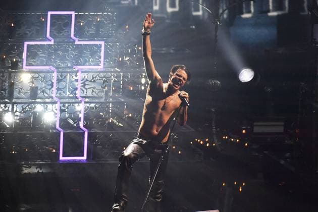 MTV Video Music Awards 2025 - Show Yungblud performs Ozzy Osbourne tribute onstage during the 2025 MTV Video Music Awards at UBS Arena on September 07, 2025 in Elmont, New York. Elmont UBS Arena New York USA Copyright: xCxFlanigan imageSPACEx