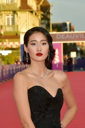 51st Deauville American film festival, jour 3 Andie Ju poses as she arrives for the screening of her movie The Forge during the 51st edition of the Deauville American film festival, in Deauville, northwestern France, on September 8, 2025.  Copyright: xJeanxCharlesx