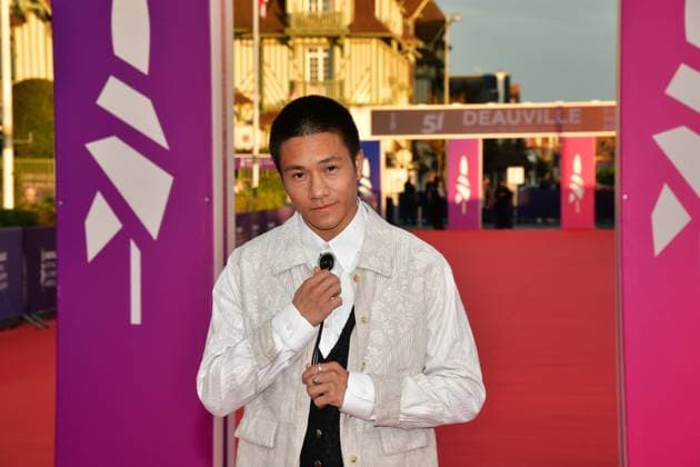 51st Deauville American film festival, jour 3 Brandon Soo Hoo poses as she arrives for the screening of her movie The Forge during the 51st edition of the Deauville American film festival, in Deauville, northwestern France, on September 8, 2025.  Copyright: xJeanxCharlesx