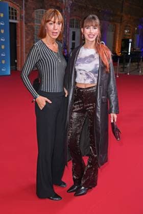 Lulu Gömann with mother Katrin Gömann at the German premiere of the Disney Original series CALL MY AGENT BERLIN at the Colosseum cinema in Berlin on 08 09 2025