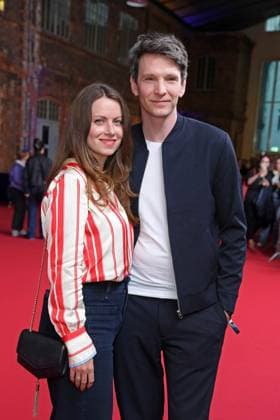 Alice Dwyer with husband Sabin Tambrea at the German premiere of the Disney Original series CALL MY AGENT BERLIN at the Colosseum cinema in Berlin on 08 09 2025