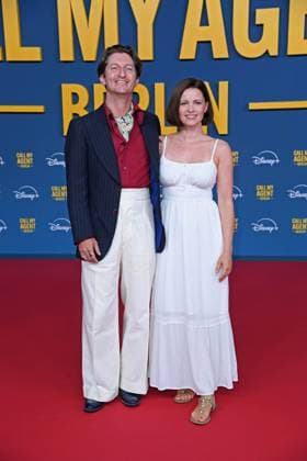 Christopher Nell, Jennifer Ulrich at the German premiere of the Disney Original series CALL MY AGENT BERLIN at the Colosseum cinema in Berlin on 08 09 2025