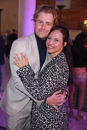 Johannes Heinrichs with girlfriend Nadja Jo Klapper at the German premiere of the Disney Original series CALL MY AGENT BERLIN at the Colosseum cinema in Berlin on 08 09 2025