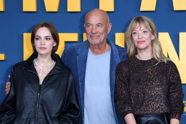 Emilia Schüle, Heiner Lauterbach, Heike Makatsch at the German premiere of the Disney Original series CALL MY AGENT BERLIN at the Colosseum cinema in Berlin on 08 09 2025