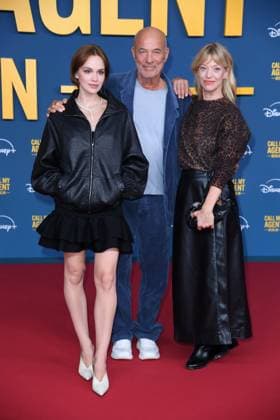 Emilia Schüle, Heiner Lauterbach, Heike Makatsch at the German premiere of the Disney Original series CALL MY AGENT BERLIN at the Colosseum cinema in Berlin on 08 09 2025