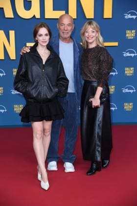 Emilia Schüle, Heiner Lauterbach, Heike Makatsch at the German premiere of the Disney Original series CALL MY AGENT BERLIN at the Colosseum cinema in Berlin on 08 09 2025