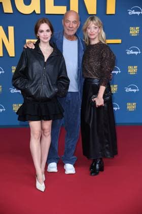 Emilia Schüle, Heiner Lauterbach, Heike Makatsch at the German premiere of the Disney Original series CALL MY AGENT BERLIN at the Colosseum cinema in Berlin on 08 09 2025