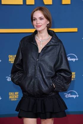 Emilia Schüle at the German premiere of the Disney Original series CALL MY AGENT BERLIN at the Colosseum cinema in Berlin on 08 09 2025