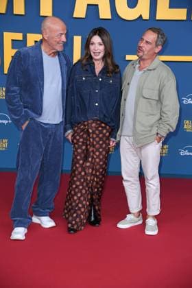 Heiner Lauterbach, Iris Berben, Moritz Bleibtreu at the German premiere of the Disney Original series CALL MY AGENT BERLIN at the Colosseum cinema in Berlin on 08 09 2025