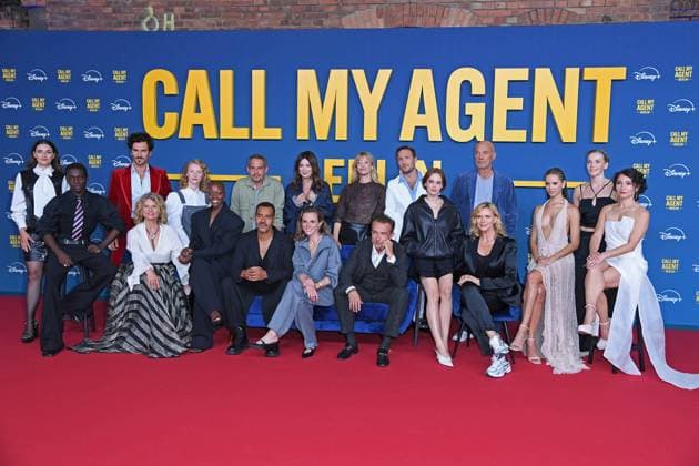 Cast at the German premiere of the Disney Original Series CALL MY AGENT BERLIN at the Colosseum Cinema in Berlin on 08 09 2025