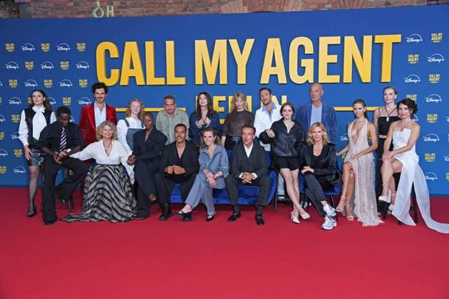 Cast at the German premiere of the Disney Original Series CALL MY AGENT BERLIN at the Colosseum Cinema in Berlin on 08 09 2025