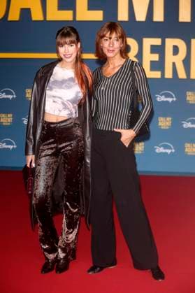 Katrin Gömann with daughter Lulu Gömann at the premiere of the Disney series Call My Agent Berlin at the Colosseum Cinema Berlin, 08 09 2025 Foto:xD.xHerrickx xFuturexImagex agent_5912