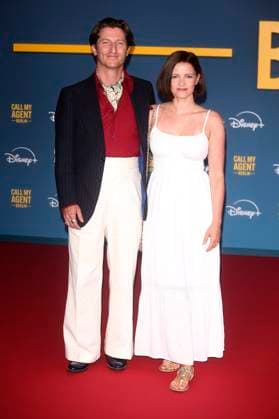Jennifer Ulrich with guest at the premiere of the Disney series Call My Agent Berlin at Colosseum Kino Berlin, 08 09 2025 Foto:xD.xHerrickx xFuturexImagex agent_5942
