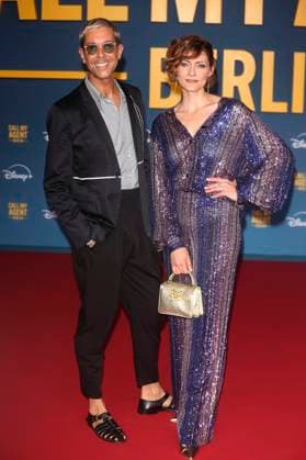 Karim Sattar and Lisa Katrina Mayer at the premiere of the Disney series Call My Agent Berlin at the Colosseum Cinema Berlin, 08 09 2025 Foto:xD.xHerrickx xFuturexImagex agent_5943
