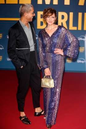 Karim Sattar and Lisa Katrina Mayer at the premiere of the Disney series Call My Agent Berlin at the Colosseum Cinema Berlin, 08 09 2025 Foto:xD.xHerrickx xFuturexImagex agent_5944
