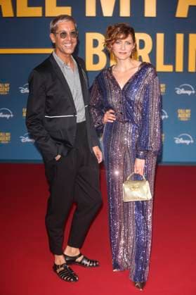 Karim Sattar and Lisa Katrina Mayer at the premiere of the Disney series Call My Agent Berlin at the Colosseum Cinema Berlin, 08 09 2025 Foto:xD.xHerrickx xFuturexImagex agent_5946