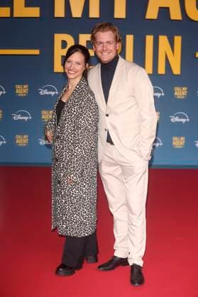Nadja Jo Klapper and Johannes Heinrichs at the premiere of the Disney series Call My Agent Berlin at the Colosseum Cinema Berlin, 08 09 2025 Foto:xD.xHerrickx xFuturexImagex agent_5959